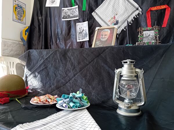گرامیداشت پنجمین سالگرد شهادت سردار سلیمانی در دبیرستان فاطمه الزهرا 