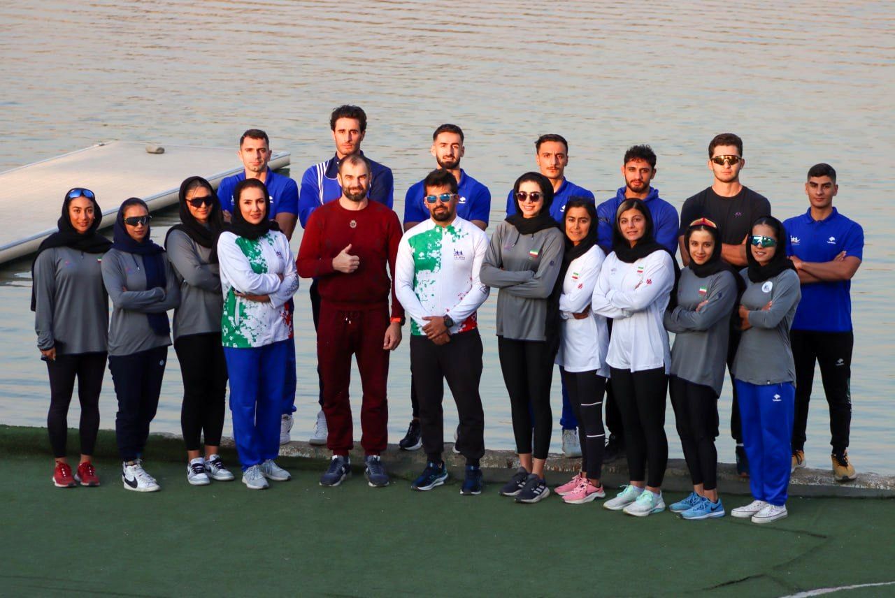 ۱۳ قایقران تیم ملی در اردوی آب‌های آرام به آب می‌زنند