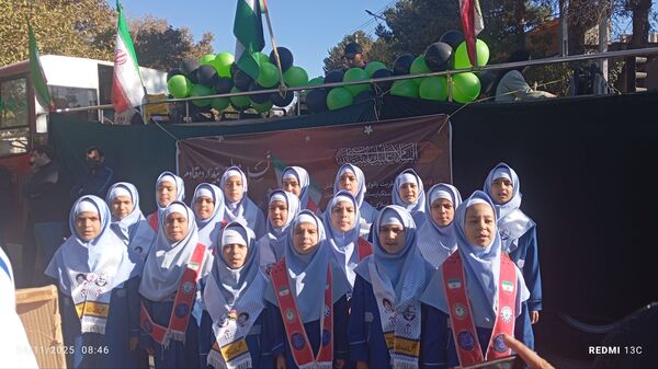 راهپیمایی ۱۳ آبان و روز دانش آموز در نیشابور 