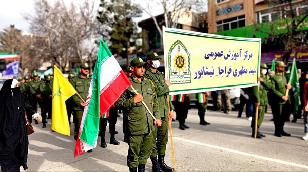 راهپیمایی یوم الله۲۲بهمن در شهرستان نیشابور 