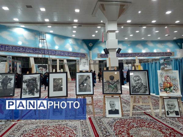 مراسم پاسداشت شهدای مقاومت و نمایشگاه آثار منتخب دانش‌آموزان رویداد آخراشه