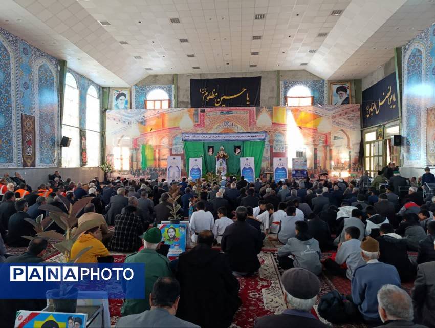 نماز عبادی سیاسی جمعه در روستای مزده خلیل آباد 