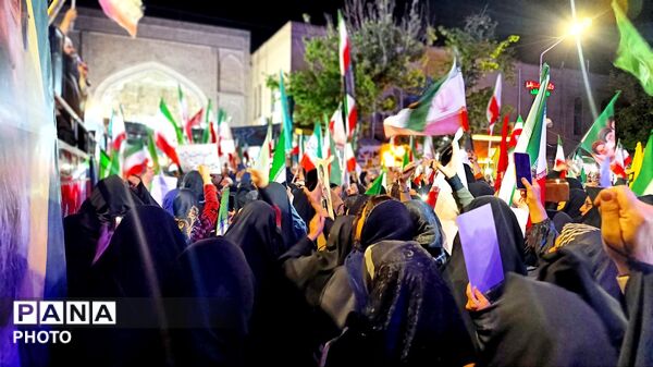 فریاد خونخواهی نیشابوری ها در پنجاه و نهمین شب از تجمعات مردمی