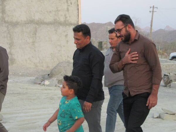 بازدید بخشدار گوهران از روستاهای رینن بزرگ و رینن کوچک