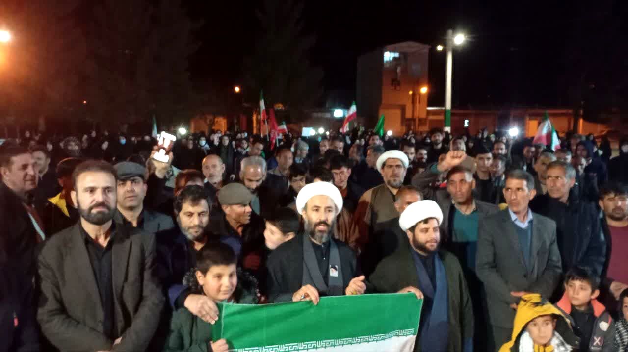 راهپیمایی باشکوه مردم کوهنانی برای بیعت با رهبر انقلاب