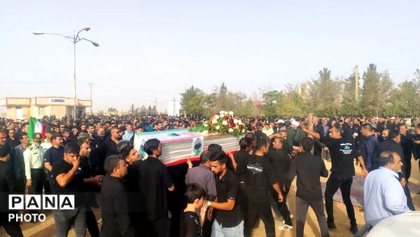مراسم تشییع و تدفین پیکر مطهر شهید محمد فاتحی