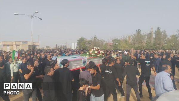 مراسم تشییع و تدفین پیکر مطهر شهید محمد فاتحی