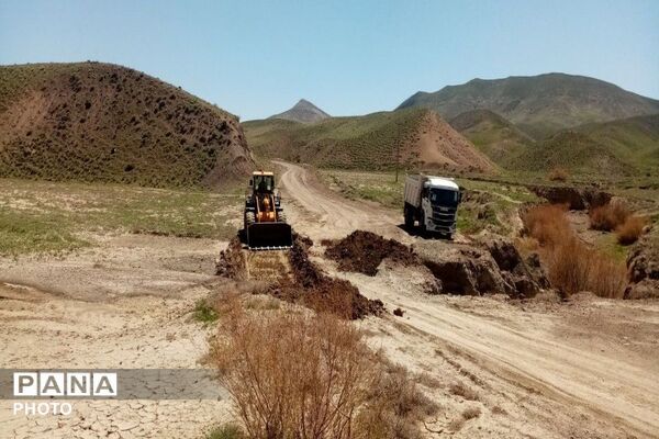 بهسازی جاده بار به بجنو به همت شهرداری بار