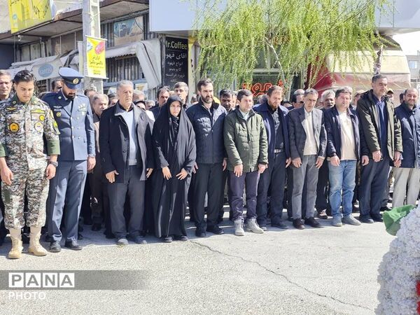 تشییع پیکر مطهر شهید والامقام سالار امامی‌فر