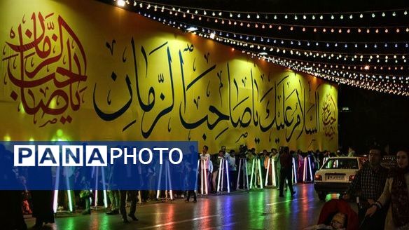 حال و هوای خیابان‌های مشهد در شب نیمه شعبان 