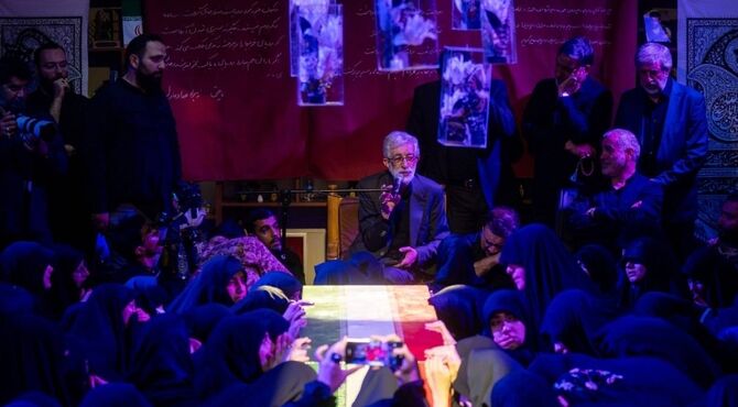 مراسم وداع با معلم شهید «زهرا حداد عادل» برگزار شد