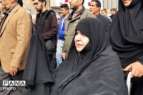 تشییع پیکر مطهر شهدای وطن در گلزار شهدای شهرستان ملارد