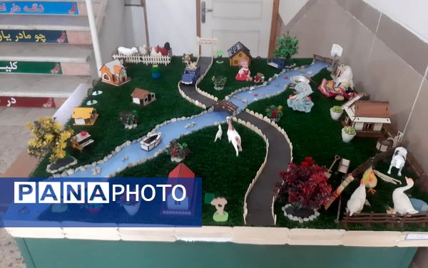 مانور بازگشایی مدارس عباس آباد 