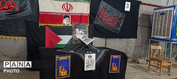 مراسم روضه خوانی و قرائت زیارت عاشورا در نیشابور 