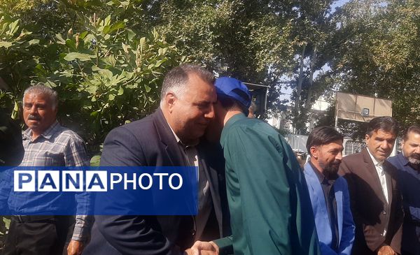 اعزام دانش‌آموزان گروه سرود سفینة النجاة نیشابور به پیاده‌روی اربعین حسینی 