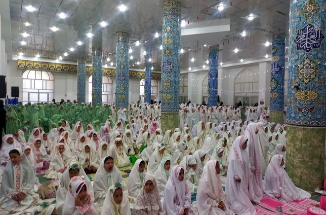 2 هزار دانش‌‌‌آموز دختر مینابی رسیدن به سن تکلیف خود را جشن گرفتند