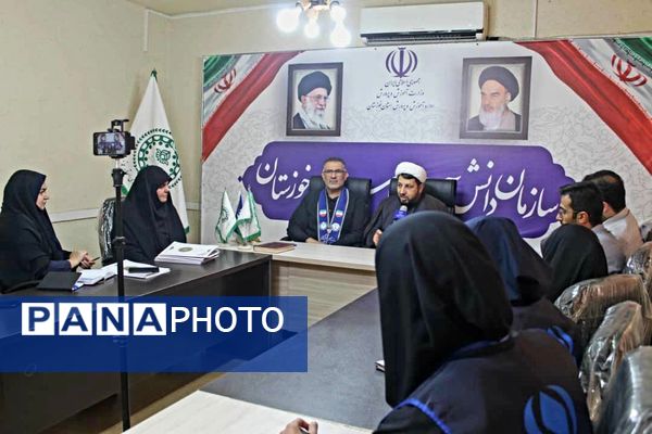 دیدار صمیمانه معاون پرورشی و فرهنگی آموزش‌وپرورش خوزستان با خبرنگاران پانا