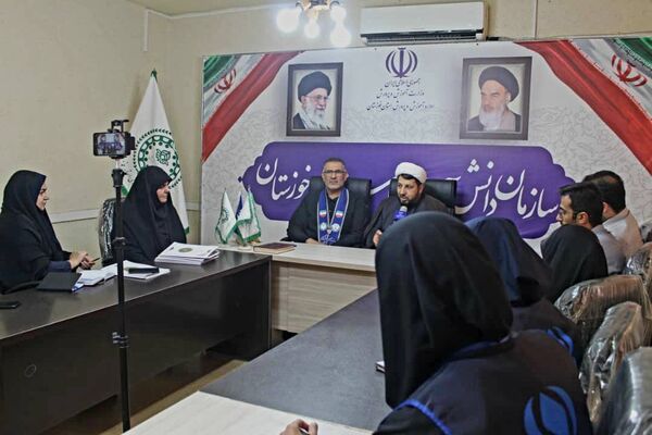 دیدار صمیمانه معاون پرورشی و فرهنگی آموزش‌وپرورش خوزستان با خبرنگاران پانا