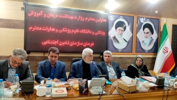 حضور معاونان وزارت بهداشت و مسئولان کشوری در شهرستان قروه