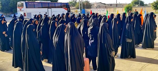 اعزام ۷۶ دانش‌آموز دختر فاریابی به مناطق عملیاتی جنوب کشور