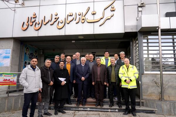 بازدید استاندار از مانیتورینگ و دیسپاچینگ شرکت گاز خراسان شمالی