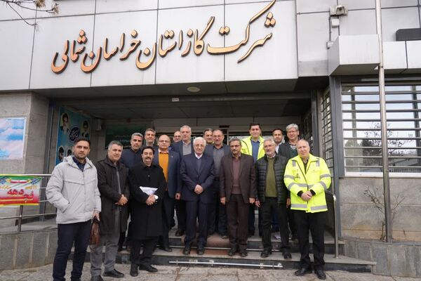 بازدید استاندار از مانیتورینگ و دیسپاچینگ شرکت گاز خراسان شمالی