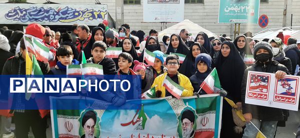 راهپیمایی ۲۲ بهمن در شهرستان قدس  