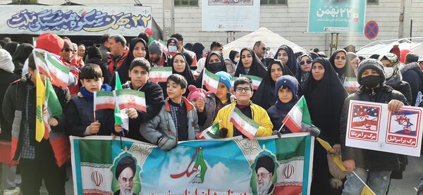 راهپیمایی ۲۲ بهمن در شهرستان قدس  
