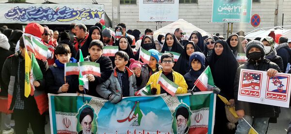 راهپیمایی ۲۲ بهمن در شهرستان قدس  