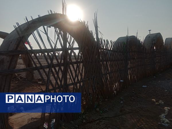 بازدید دانش آموزان خادم الشهدا از طلائیه 