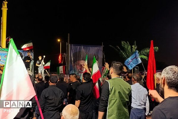 طوفان نوجوانان حسینی در خیابان‌های شهرستان ملارد