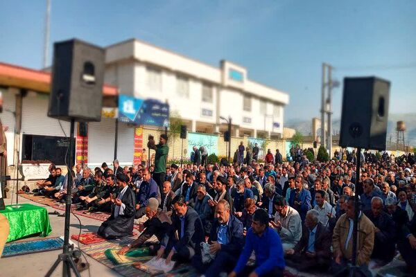 اقامه نماز عید سعید فطر در باشت