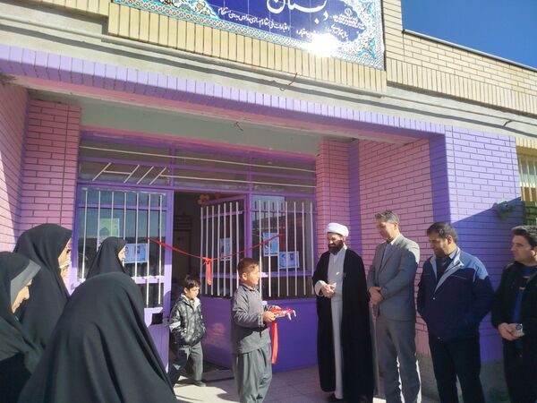 افتتاح پایگاه نهضت سواد آموزی در روستای رستم آباد شهرستان فاروج 