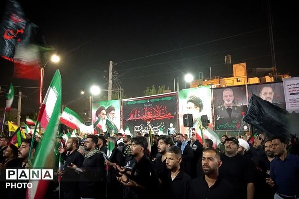 همنشینی اشک و حماسه در میدان شهدای باقرشهر