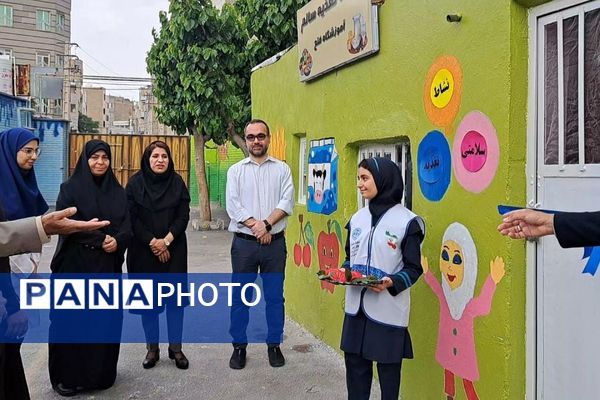 افتتاحیه پایگاه استاندارد تغذیه سالم مدرسه فتح