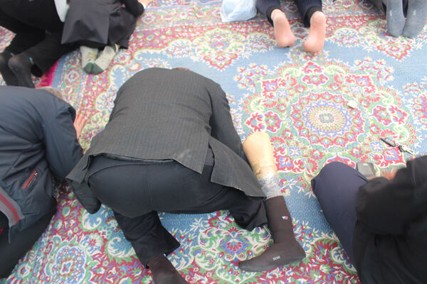 مراسم تحویل سال در گلزار شهدای قم