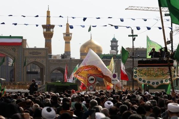 فریاد هم عهدی مردم مشهد با قائم آل محمد در اجتماع عظیم منتظران ظهور