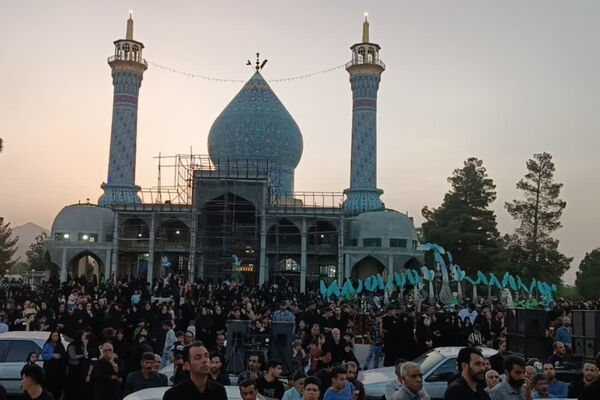 بانگ چاووش محرم و لبیک یاحسین در شهر بهمن