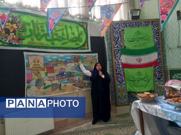 سفره مهدویت مدرسه شهدای اقتدار ناحیه 2 کرج