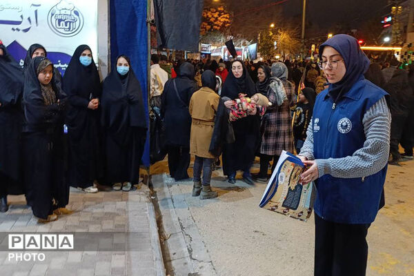 موکبی از جنس دانش‌آموز خبرنگاران پانا شهرستان بجنورد 