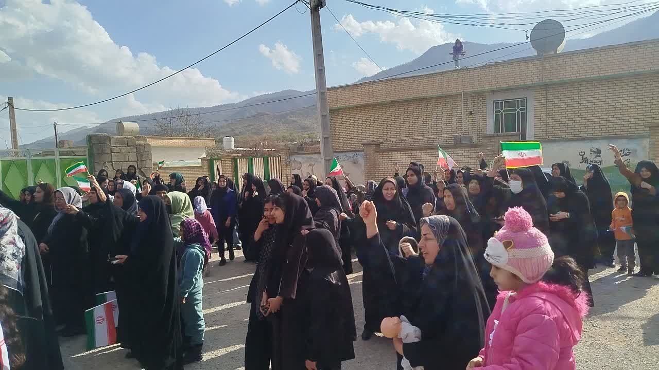 بیعت مردم دهستان جاورده با رهبر جدید جمهوری اسلامی ایران 
