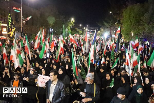 اجتماع مردمی بیعت با رهبر انقلاب در نیشابور 