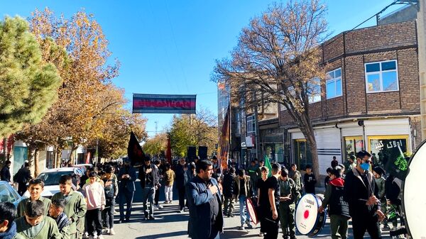 نوگلان حسینی باخرز در سوگ شهادت حضرت فاطمه(س) به عزاداری پرداختند