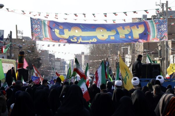 راهپیمایی ۲۲ بهمن در شهرستان پاکدشت 