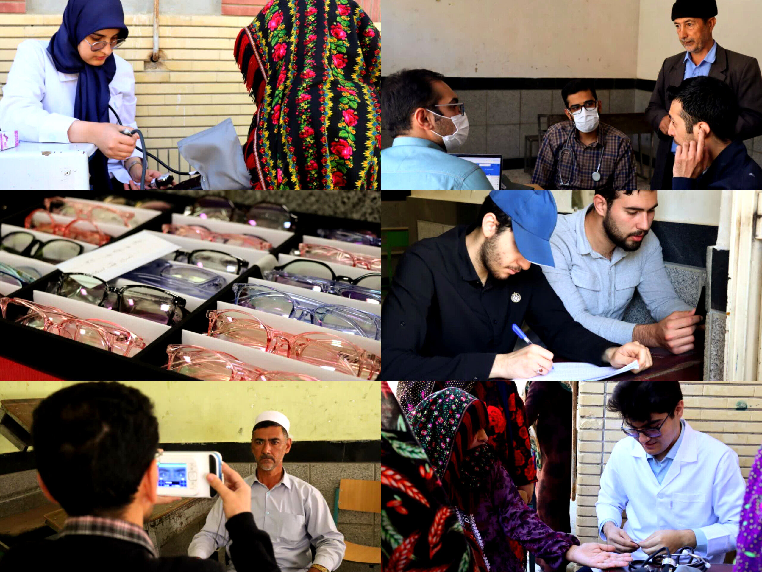 ارائه خدمات جهادی در مناطق محروم رازوجرگلان با حضور متخصصان بهداشتی