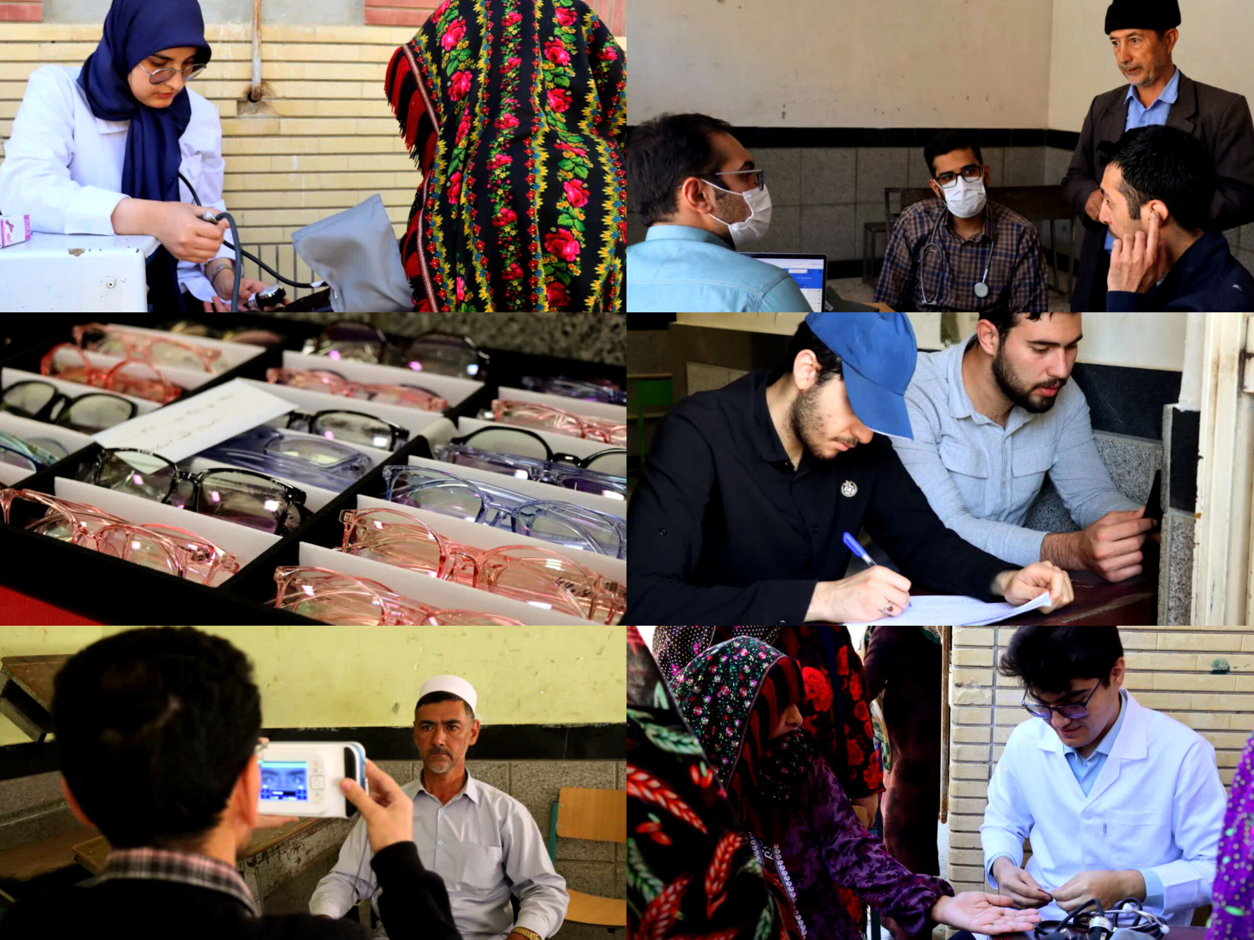 ارائه خدمات جهادی در مناطق محروم رازوجرگلان با حضور متخصصان بهداشتی