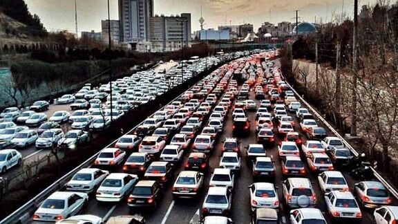 ترافیک سنگین در ورودی‌های تهران