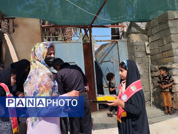 پیاده‌روی دلدادگان جامانده از کربلا در حاجی‌آباد