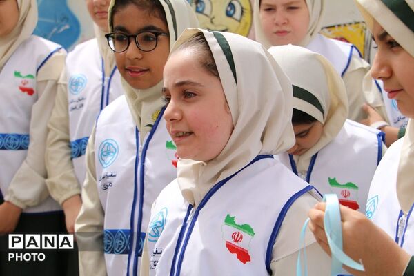  افتتاحیه اتاق بهداشت در مدرسه آیت‌الله خامنه‌ای قرچک به مناسبت هفته سلامت