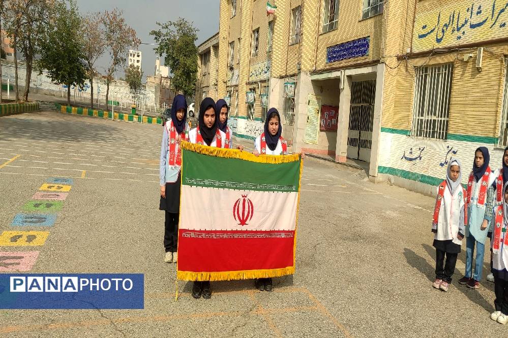 مراسم افتتاحیه دبستان دخترانه فاطمه اهری هاشمی